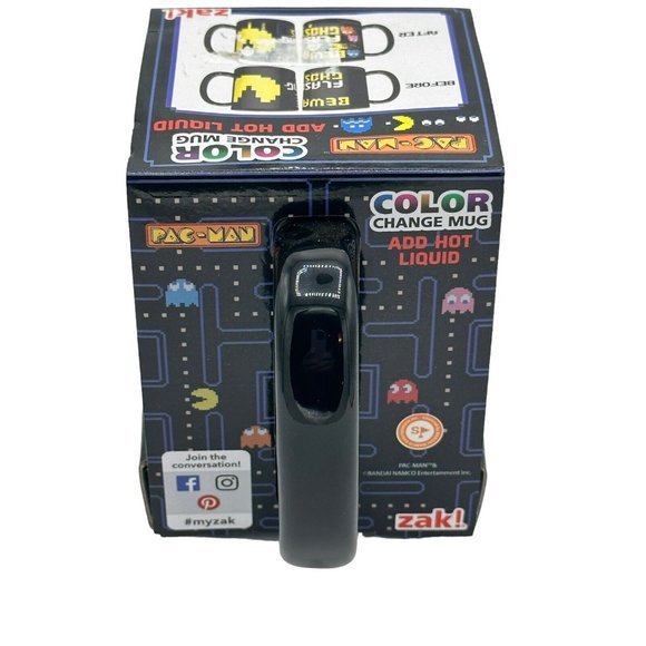 Pac-Man Color Changing Coffee Mug Cup Collectible Black - NEW - Picture 5 of 7